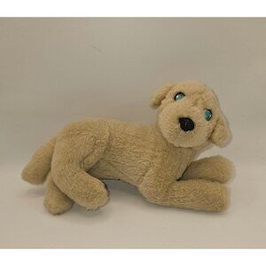 The Benefactory Mary Meyer Beige Plush Puppy Dog Stuffed Animal With Blue Eyes 1